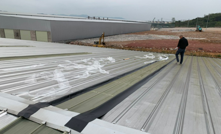 曲江厂房屋面防水维修案例